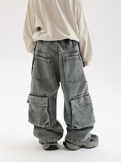 Pantalones Vaqueros Acolchados para Niños - Otoño e Invierno - Image 7
