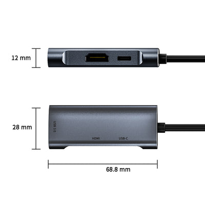 Docking Station USB-C 3-en-1 con HDMI, Carga Rápida PD y Puerto USB 3.0 - Image 6