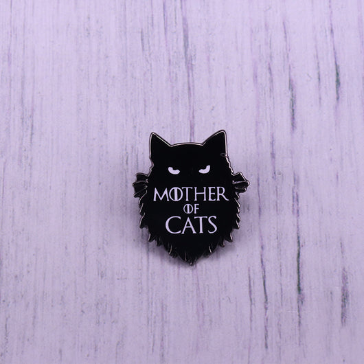 Broche Gato Negro en Cobre - Accesorio Elegante y Místico