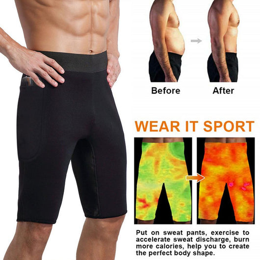 Pantalones Cortos Reductores Sauna Sweat para Hombre - Image 3