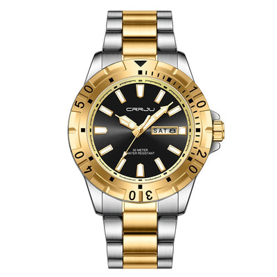 Reloj de Negocios para Hombre con Esfera Grande, Resistente al Agua y Doble Calendario - Image 4