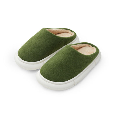Pantuflas de Algodón para Mujer Invierno Ultra Suaves Suela Gruesa Cálidas Antideslizantes Parejas - Image 10