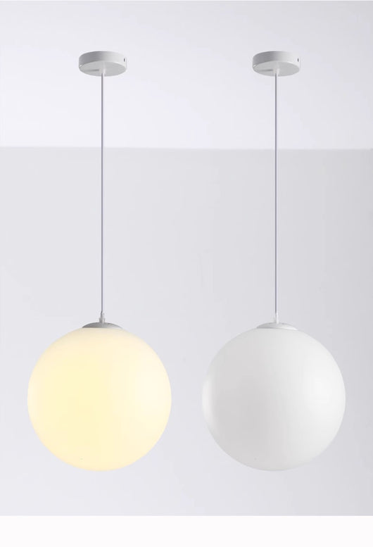 Lámpara Colgante de Cristal Lechoso con Piedras para Restaurante y Comercio - Image 20