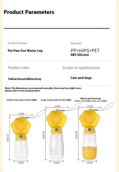 Bebedero Portátil para Mascotas - Vaso de Agua Conveniente - Image 6