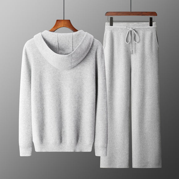Cardigan Grueso con Capucha y Cierre de Cremallera
