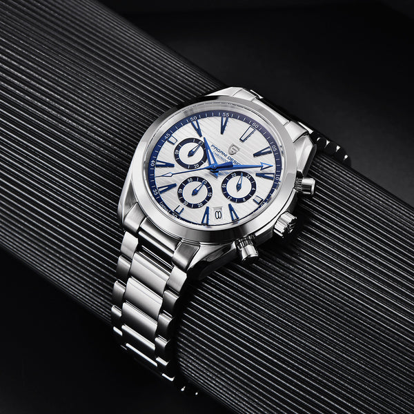 Reloj Cronógrafo de Cuarzo para Hombre Resistente al Agua