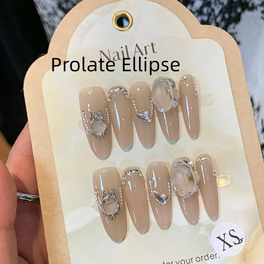 Uñas Postizas Desmontables Blancas para Otoño e Invierno - Image 8