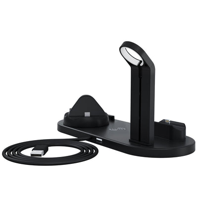 Soporte de Escritorio con Cargador Inalámbrico 3 en 1 - Image 9