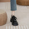 Zapatos de Cuero Estilo Británico con Cordones para Mujer