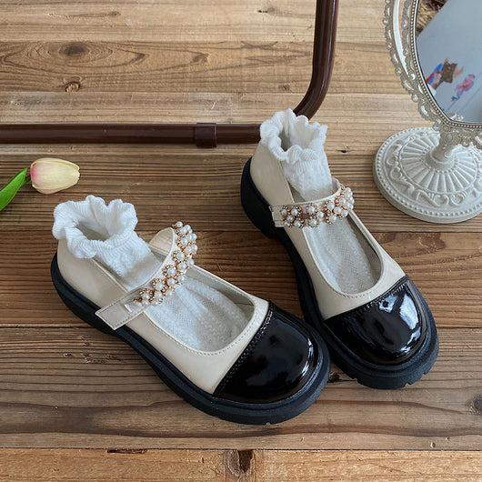 Zapatos Escolares de Cuero para Mujer - Estilo JK Japonés con Suela Gruesa - Image 10