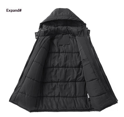 Chaqueta Gruesa para Hombre con Capucha Desmontable - Image 11