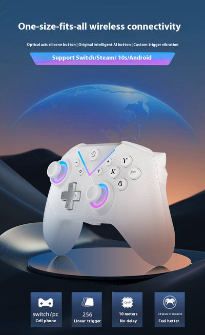 Control Inalámbrico Bluetooth con Vibración Hall Trigger para Nintendo Switch - Image 26
