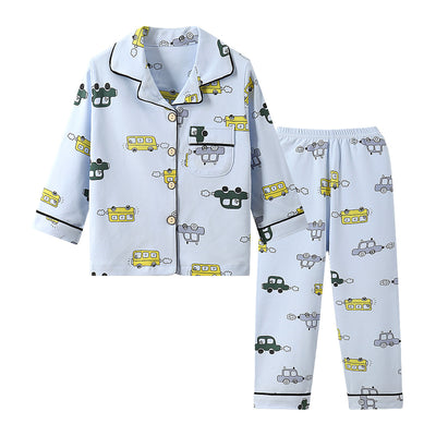 Pijama Infantil de Algodón para Primavera y Otoño - Image 24