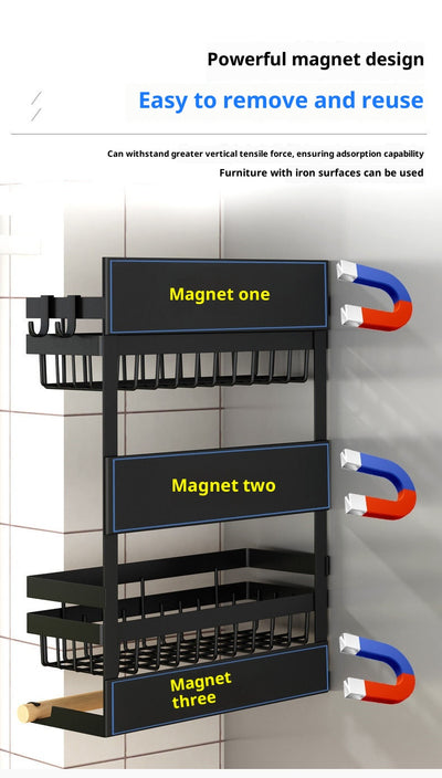 Organizador Magnético Lateral para Refrigerador sin Perforación - Image 16