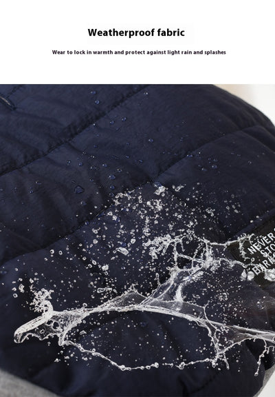 Chaqueta Acolchada Impermeable de Forro Polar Multicolor - Image 10
