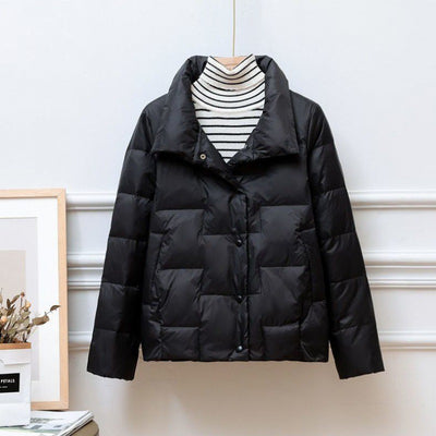 Chaqueta Acolchada de Algodón con Personalidad para Mujer
