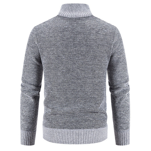 Cardigan Sweater para Hombre con Cuello de Solapa - Image 15