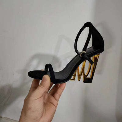 Sandalias de Tacón Alto Estilo Europeo y Americano - Image 9