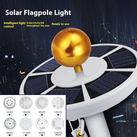 Lámpara Solar Impermeable para Banderas - Image 2