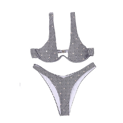 Traje de Baño de Dos Tirantes con Refuerzo en el Pecho - Image 3