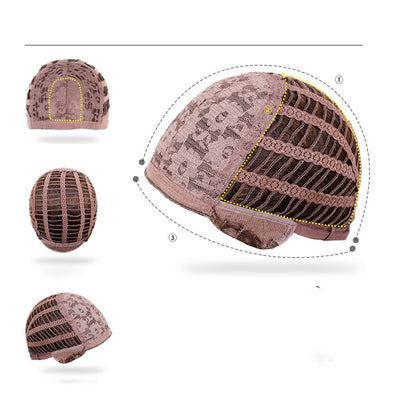 Peluca Degradado Castaño Medio con Reflejos para Mujer - Image 7