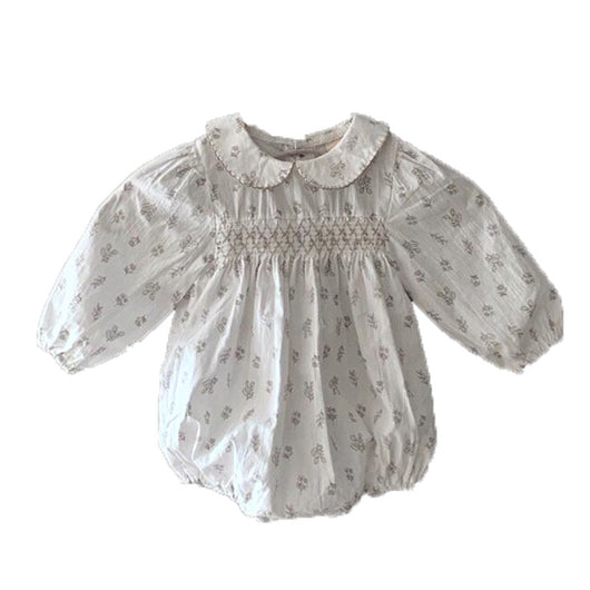 Vestido Infantil Otoñal con Cuello de Muñeca y Estampado Floral - Image 9