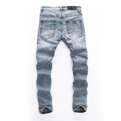 Jeans Blancos Desgastados para Hombre - Estilo Casual Moderno - Image 7