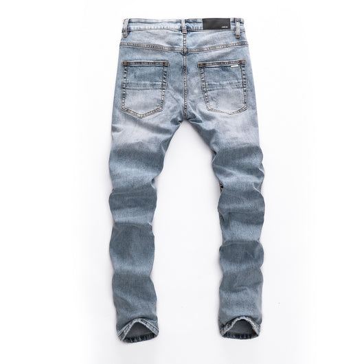 Jeans Blancos Desgastados para Hombre - Estilo Casual Moderno - Image 7