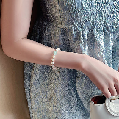 Pulsera Ajustable de Perlas de Agua Dulce Irregulares para Mujer - Image 14