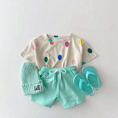 Camiseta Infantil con Estampado de Globos - Ropa Cómoda para Niños - Image 10