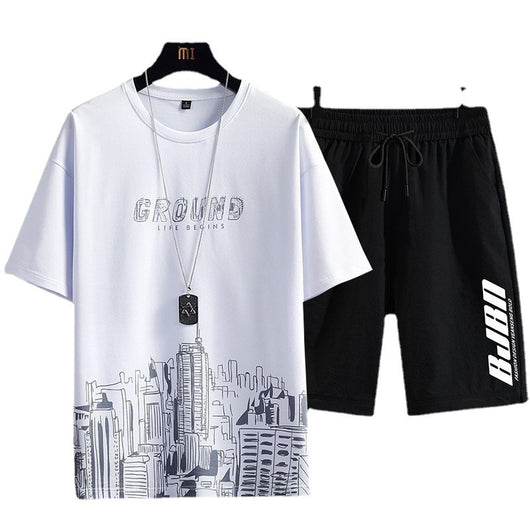 Conjunto Deportivo Hombre: Camiseta Estampada y Shorts - Image 3
