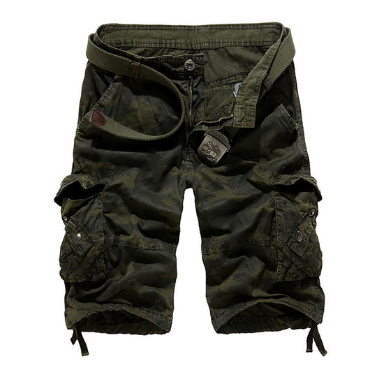 Shorts de Trabajo Holgados con Estampado Camuflaje - Image 7