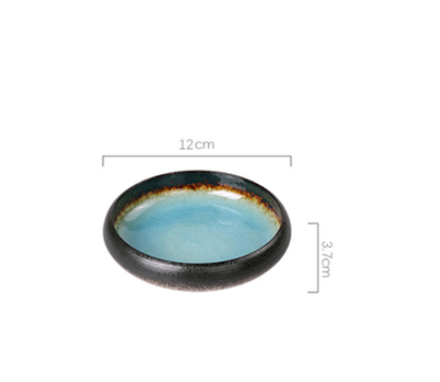 Plato de Cerámica Artesanal con Esmalte Agrietado - Image 13
