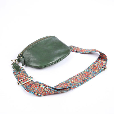 Bolso Bandolera de Cuero Curtido Vegetal para Mujer - Estilo Urbano - Image 4