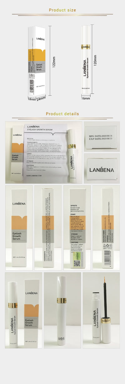 Suero Potenciador de Pestañas LANBENA - Image 9