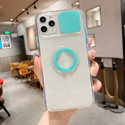 Funda TPU con Anillo Giratorio y Ventana de Colores para Teléfono - Image 7