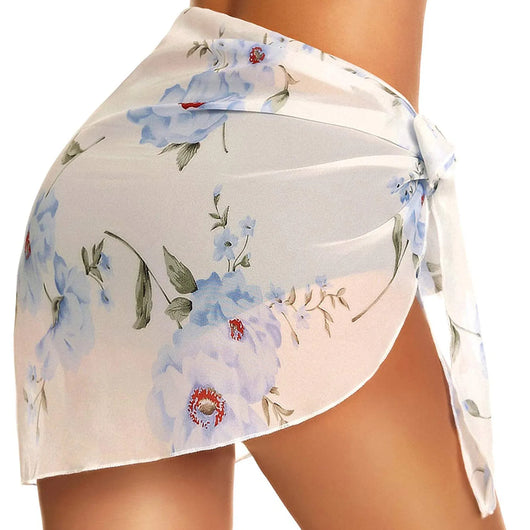 Vestido Playero Corto de Gasa con Transparencia Elegante - Image 19
