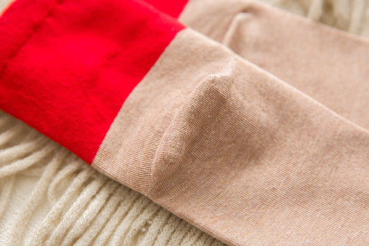 Calcetines Navideños de Algodón Rojo Multicolor para Otoño e Invierno - Image 22