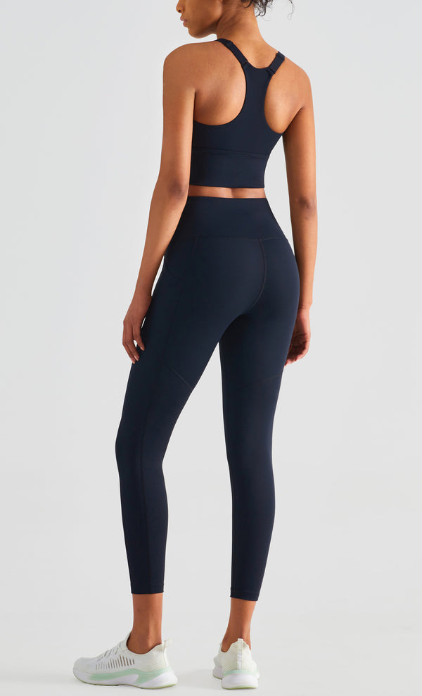 Leggings Deportivos Levanta Glúteos con Bolsillos Laterales