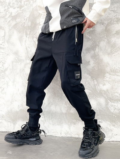 Pantalones Funcionales Deportivos Hombre con Bolsillos Múltiples - Image 9