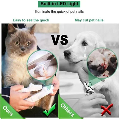 Cortaúñas para Mascotas con Luz LED - Tijeras Profesionales para Perros y Gatos - Image 2
