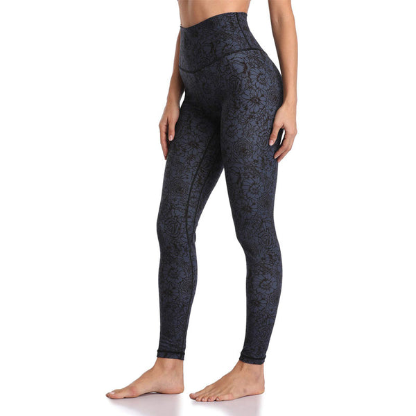Pantalones Yoga Estampados para Mujer con Levantamiento de Cadera - Otoño e Invierno