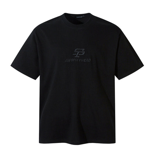 Camiseta Suelta de Algodón Puro para Hombre