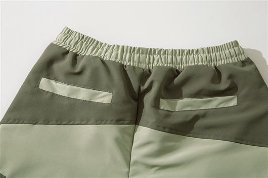 Shorts de Trabajo Patchwork Contraste para Hombre - Casual y Versátil - Image 19