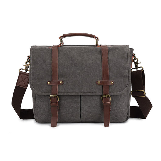 Bolsa de Lona Retro para Hombre - Bandolera de Estilo Vintage - Image 7