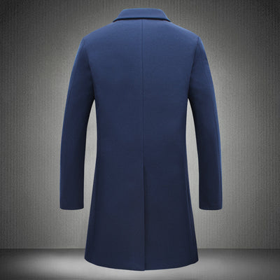 Abrigo de Lana Slim Fit para Hombre - Elegancia Moderna - Image 10