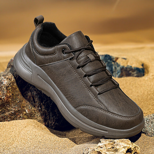 Zapatillas de Cuero Estilo Británico para Hombre - Sneakers Casuales y Deportivos - Image 9