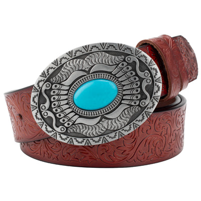 Cinturón Decorativo Grabado Estilo Retro Europeo para Mujer - Image 32