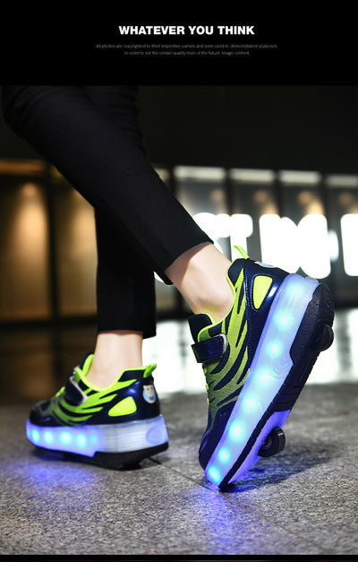 Patines Heelys LED Recargables con Ruedas Luminosas para Niños y Niñas - Image 11