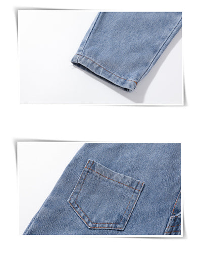 Overol de Mezclilla para Niñas Colección Otoño - Image 8